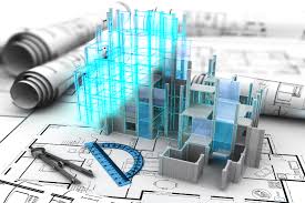 BIM 3D model of a steel structure using Revit or Tekla
